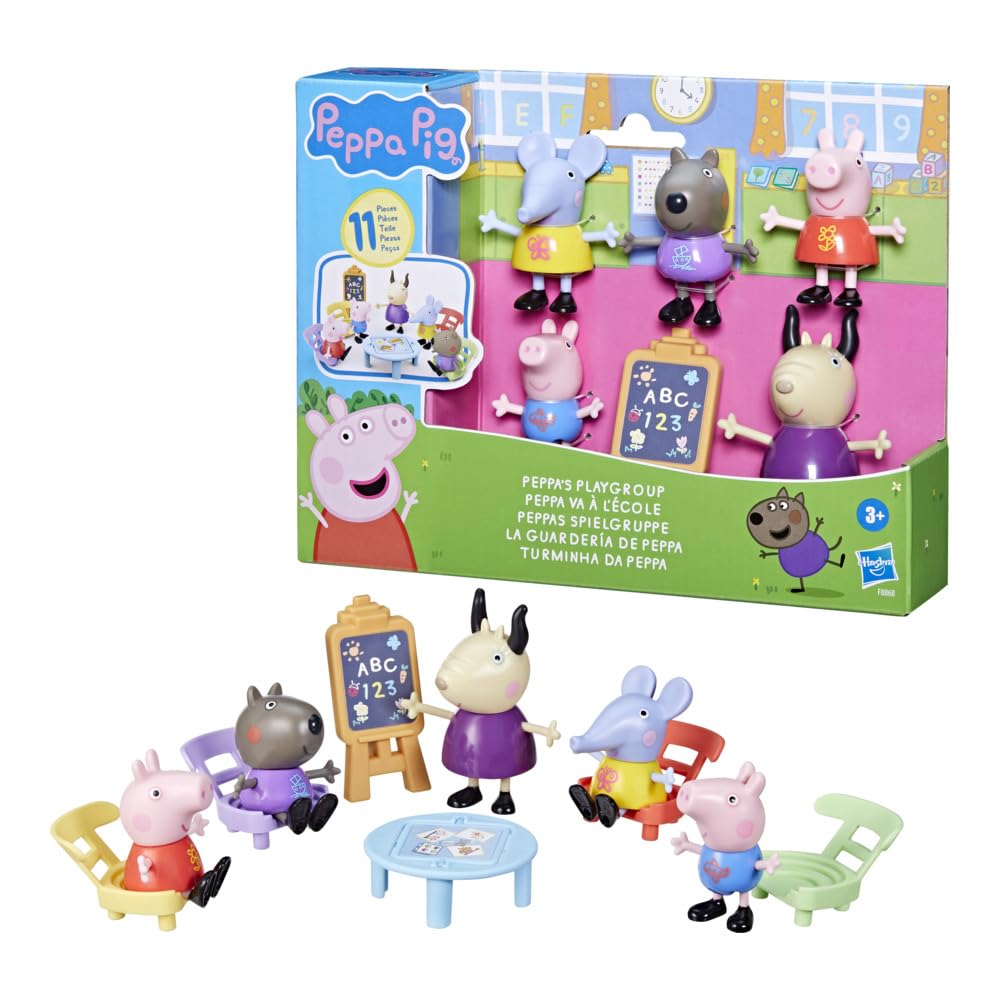 Peppa Pig Peppa's Adventures - Turminha da Peppa - 5 Figuras e 6